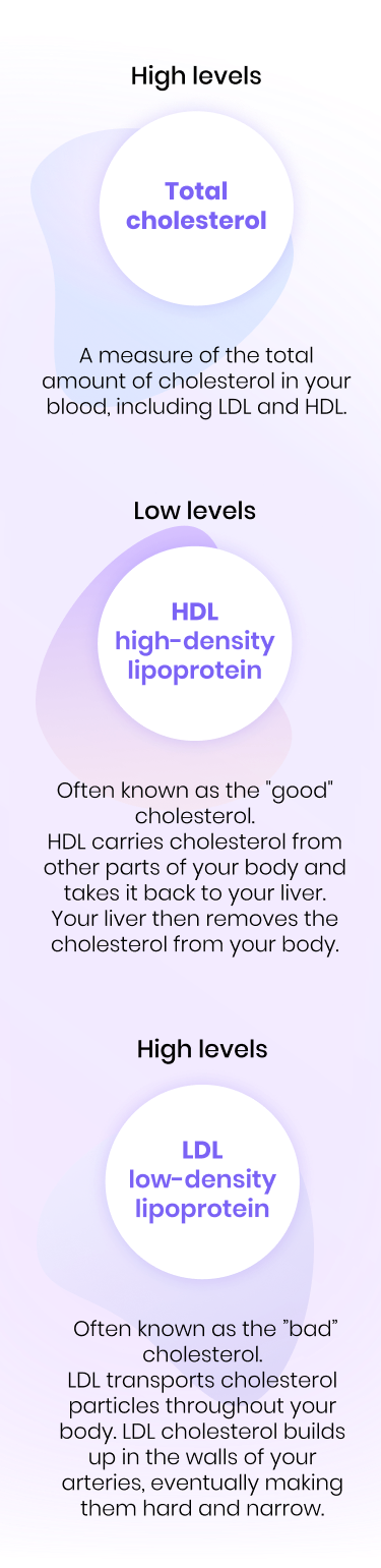 <p>Forms of cholesterol</p>
